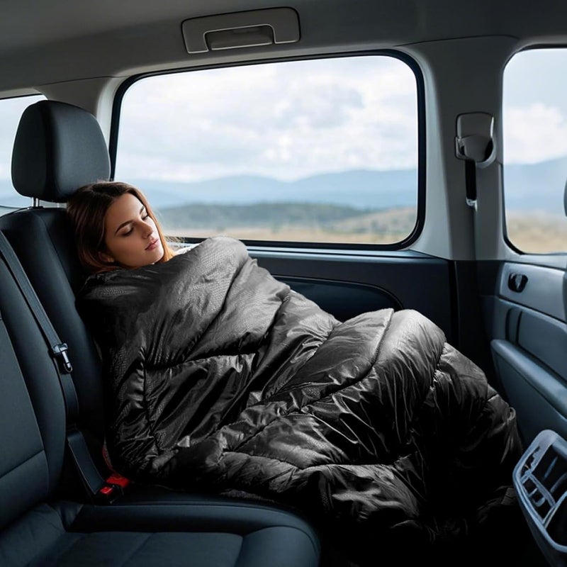 TANSTRIDER 0 Degree XXL Winter Sleeping Bags for Adults Cold Weather,Camping Sleeping Bag for Kids with Compression Sack,4 Season Camping Essentials Gear for Hiking,Traveling,Outdoor,Backpacking - Image 5